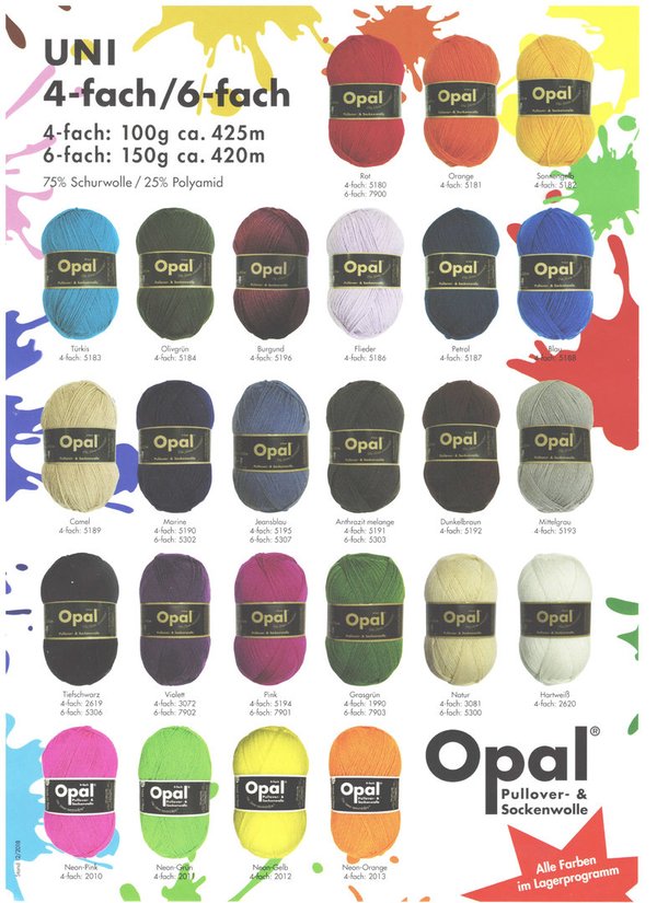 Opal 4-ply - Unicolor