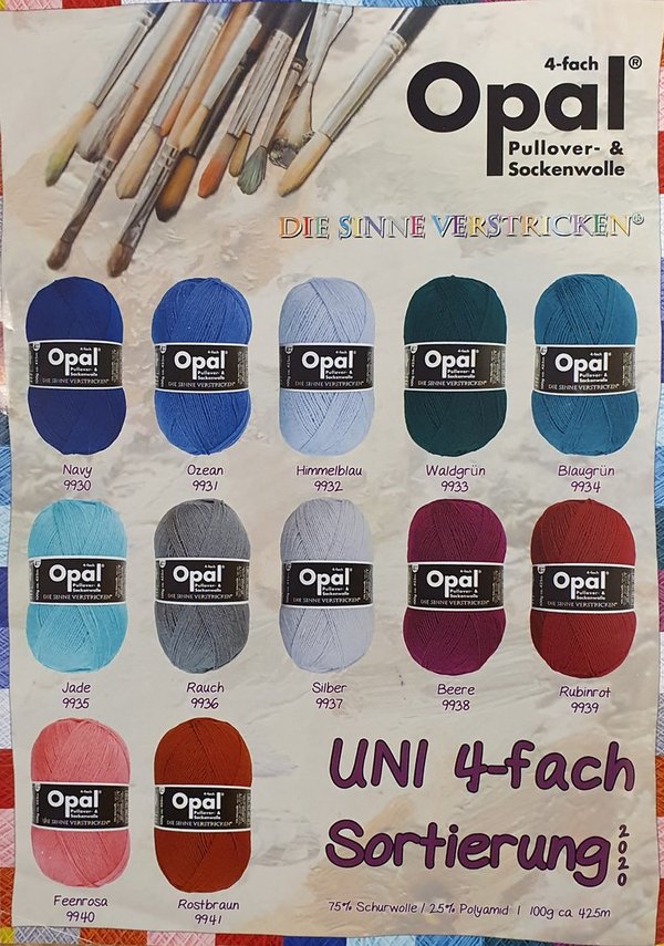 Opal 4-ply - Color Palette