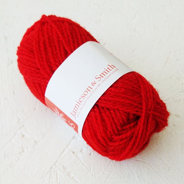 2-ply Jumper Weight - 93 Bright Red