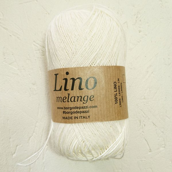Lino melange - 40 Valkoinen